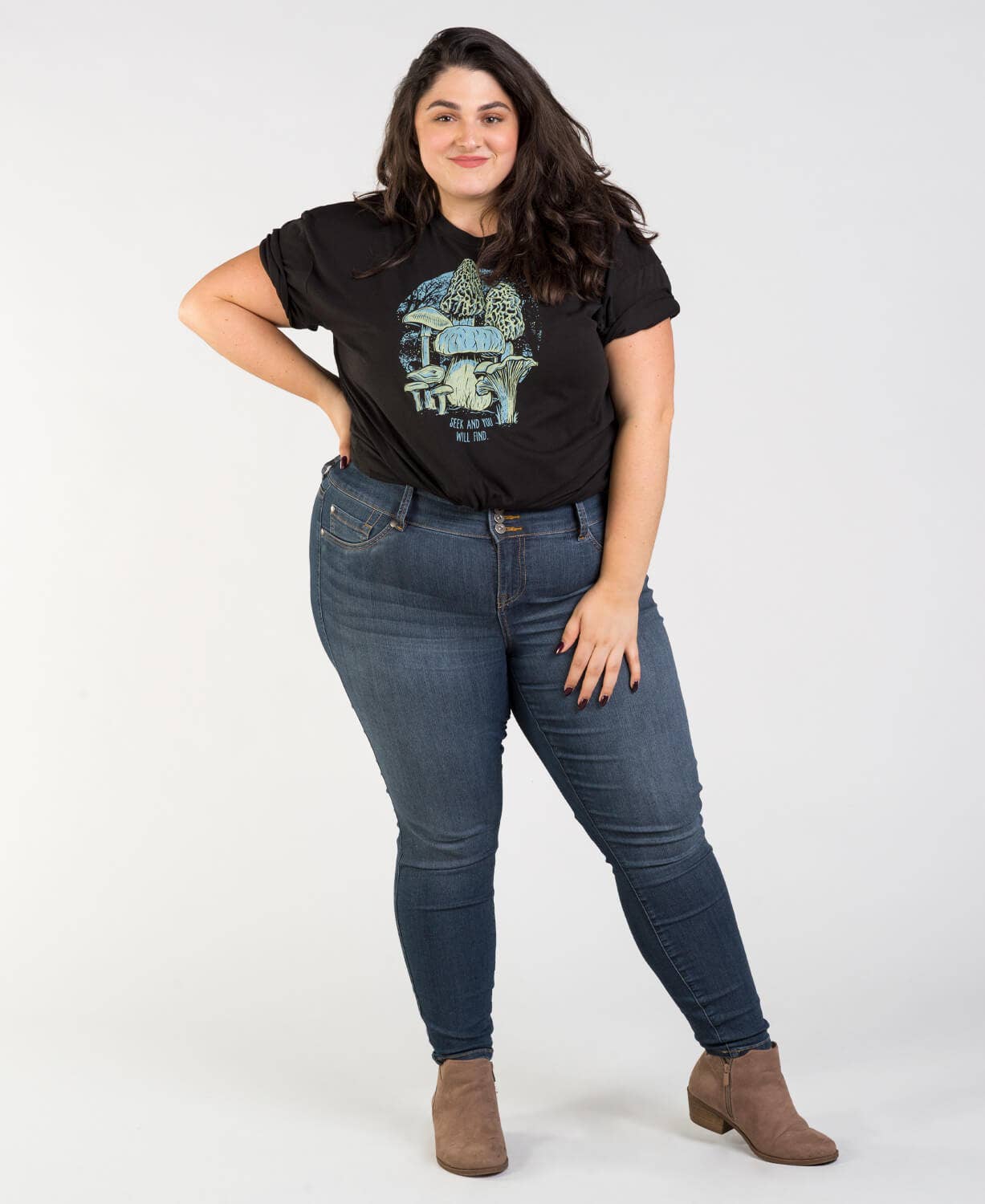 Soul Flower – Großhandel T-Shirt mit Siebdruck – Unisex – Pilzsammler Bio-T-Shirt - Unisex - Pilz T-Shirts6