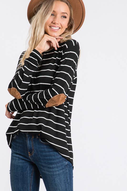 HEIMISH - Wholesale Tunic - Women's - ST1376-11 STRIPE TOP7