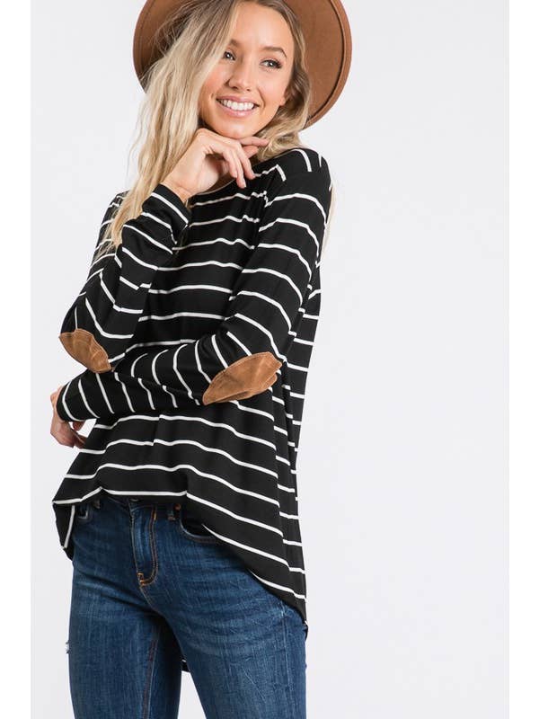 HEIMISH - Wholesale Tunic - Women's - ST1376-11 STRIPE TOP7