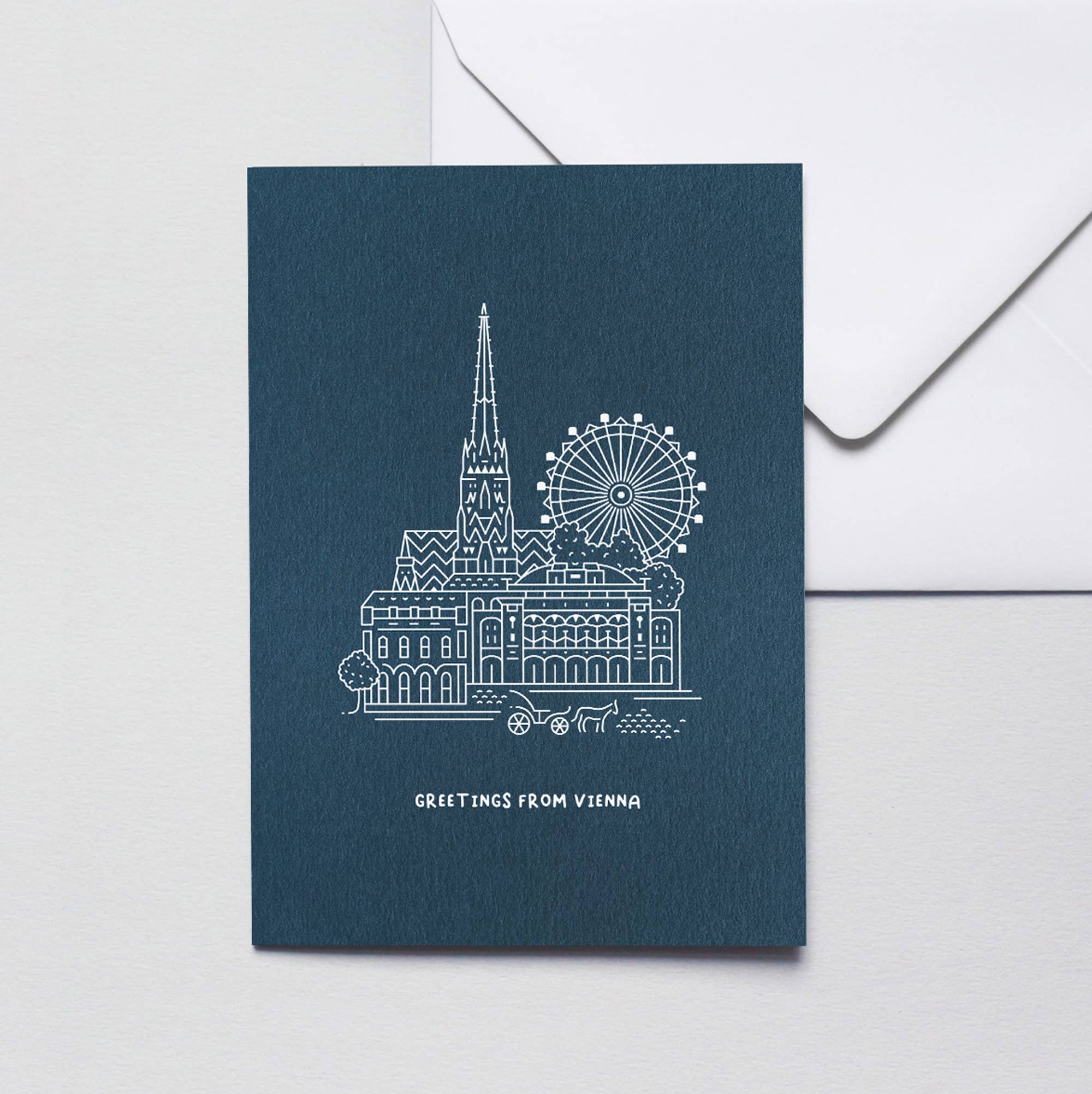 The City Works - Wholesale Everyday Greeting Card - Vienna Greetings Card0