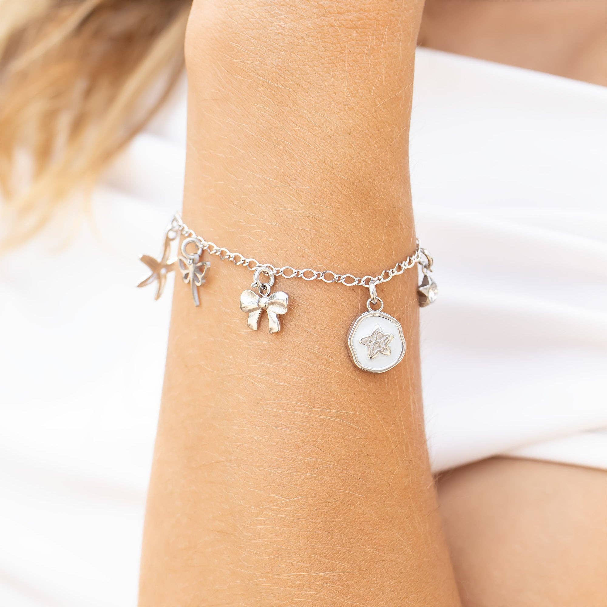 WJW - Wholesale Clasp - 18K Gold PVD Stainless Steel Charm Connector13