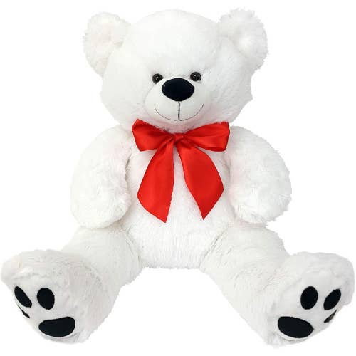 Anico - Venta al por mayor Peluche - Niños y bebés - Oso de peluche Anico de 50,8 cm con lazo rojo2