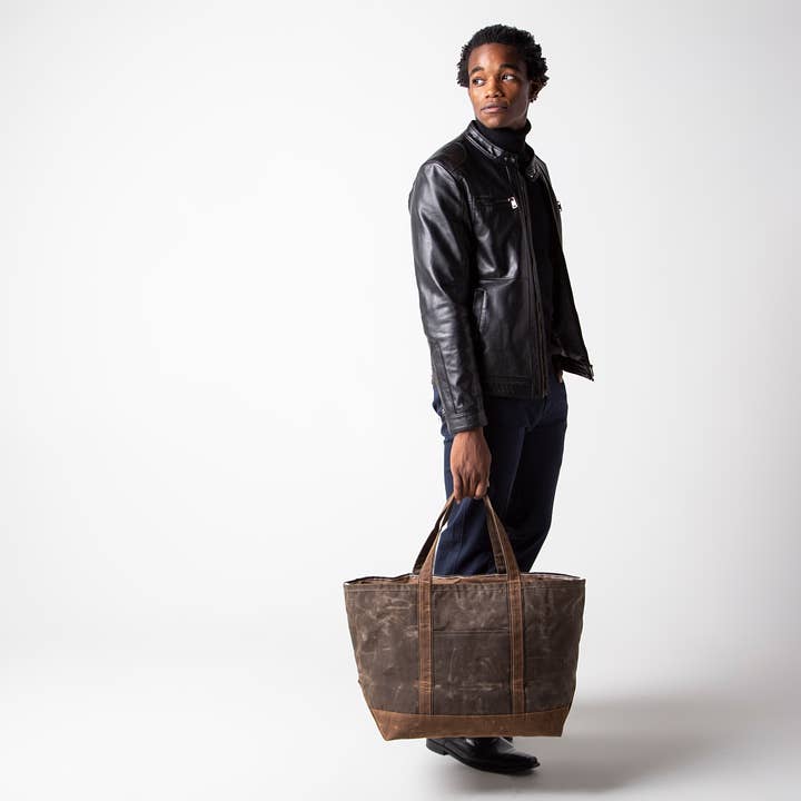 CB STATION - Vente Tote bag – femme - Grand sac fourre-tout classique ciré17