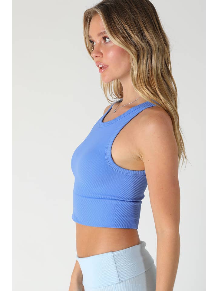 NIKIBIKI - Wholesale Knit Top - Women's - NS7933 - Chevron Highneck Crop Top8