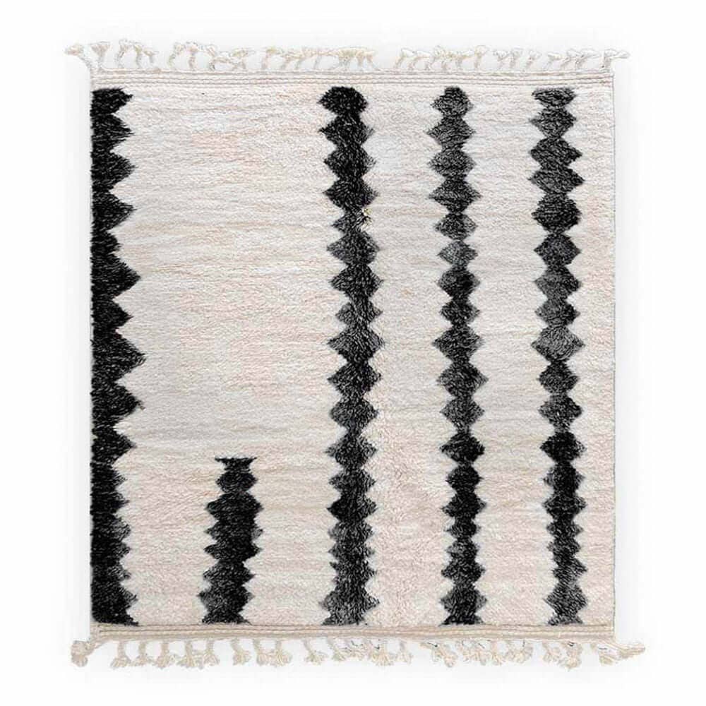 Moroccan Woven Treasures – wholesale Area rug – Black and White Moroccan Rug, Berber Rug, 9x12 area rug4