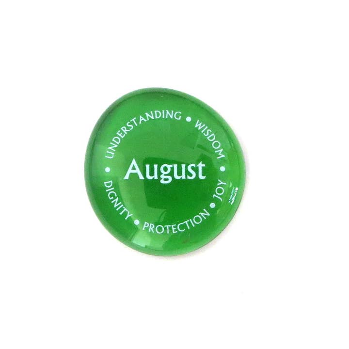 Lifeforce Glass, Inc. - Wholesale Keepsake Coin/Token - Imprinted Birthstone Assortment of Glass Rocks with Display2