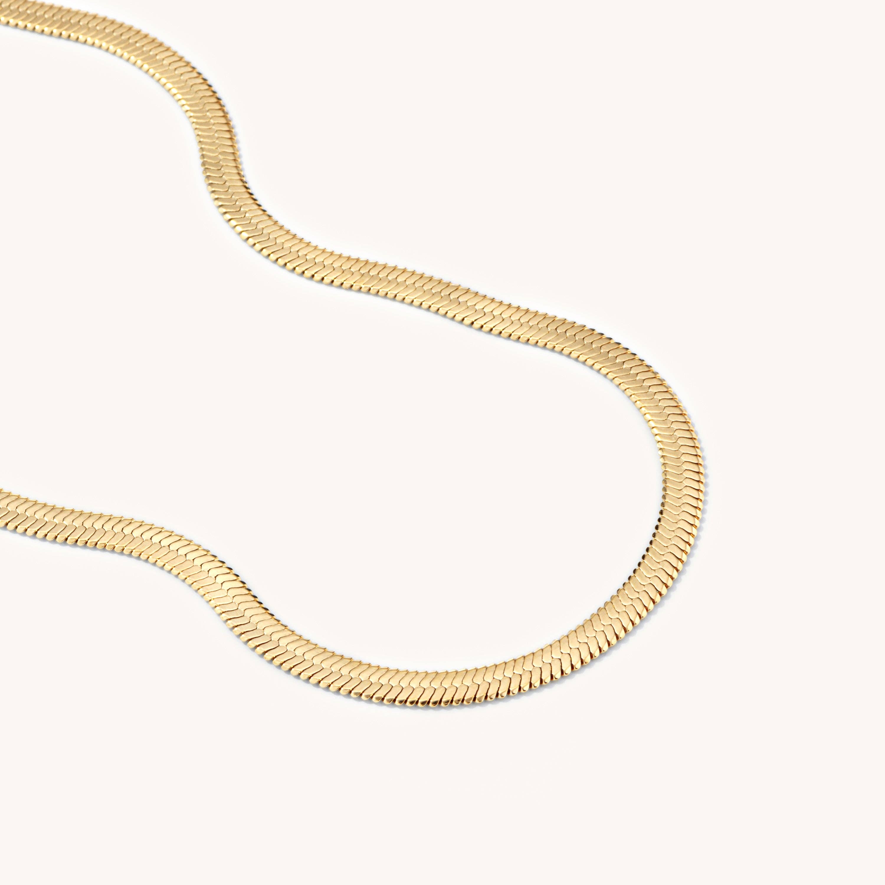 D. Louise – wholesale Link & chain necklace – Essentials Snake Chain Necklace7