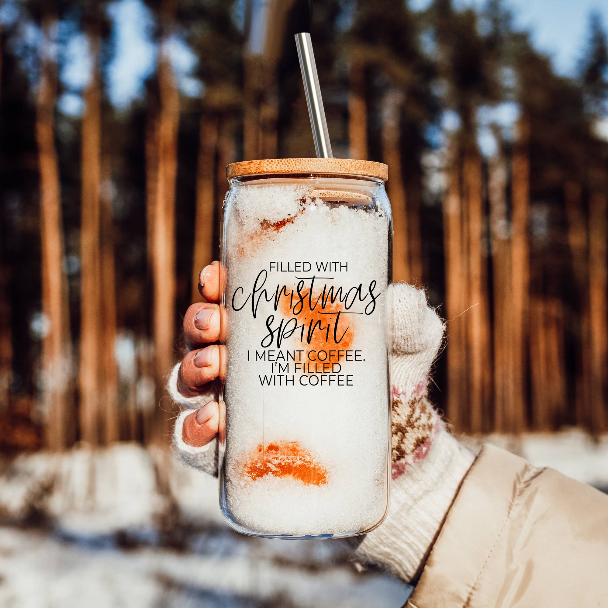 Gia Roma – wholesale Coffee mug – Sparkly Sequin Christmas Bow Decor Gift, Colorful Glass Cups88