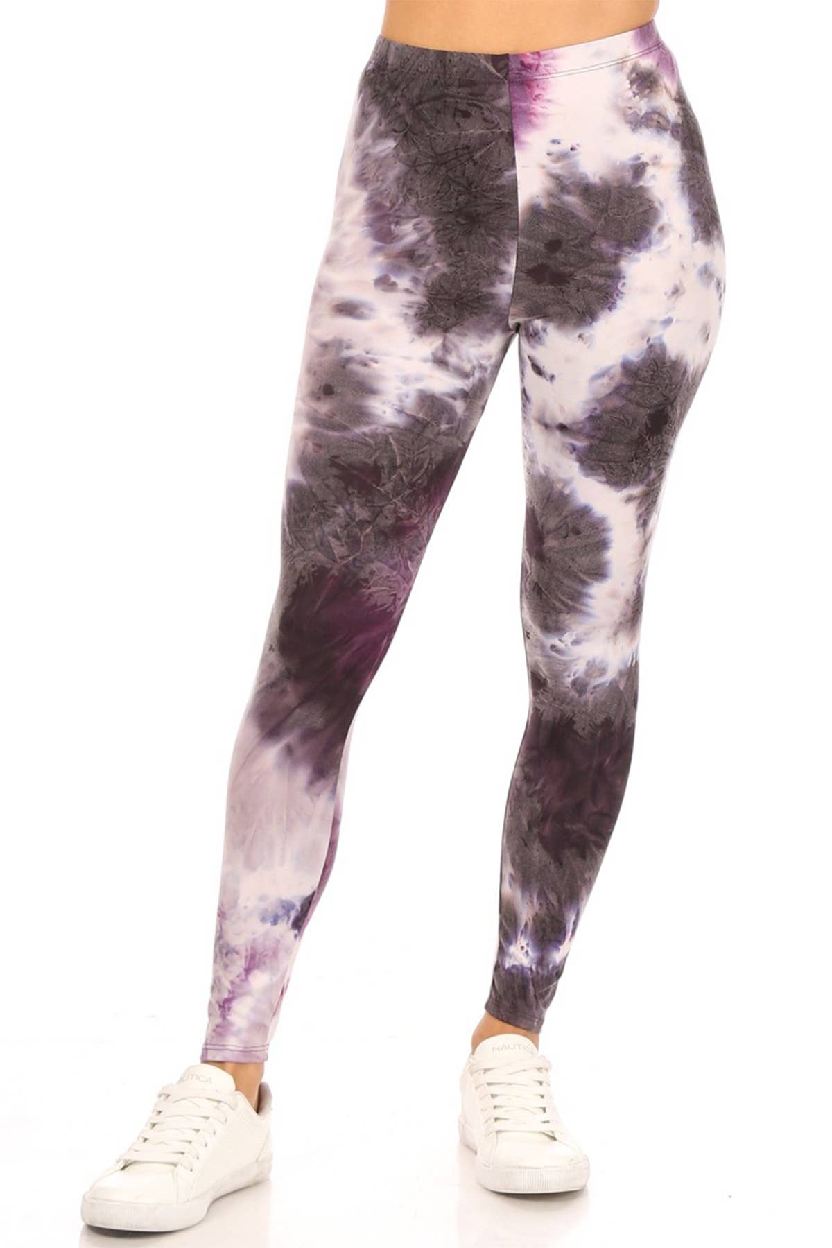 MOA COLLECTION - Wholesale Fashion Leggings - Women's - Solid and Tie Dye Casual Legging Pants17