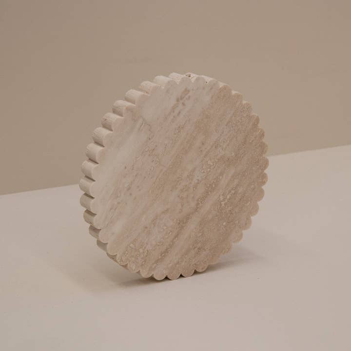 il Pietra - Wholesale Decorative tray - The Curvy (Travertine)3