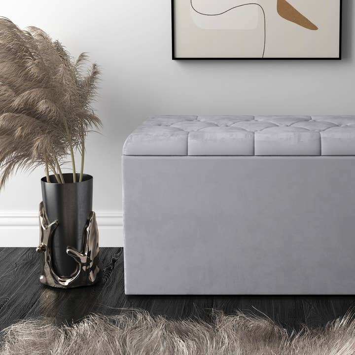 Arya Upholstered Flip Top Storage Bench for wholesale by Home Design