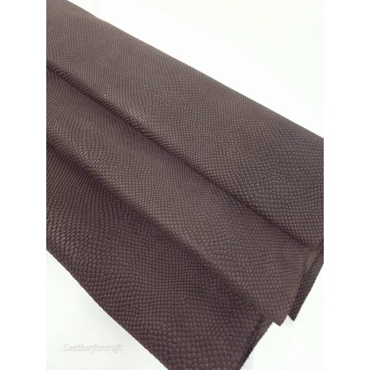 Leatherforcraft - Wholesale Craft Supplies - Mulch Pitonato Embossed Snake Relief Leather LFC2