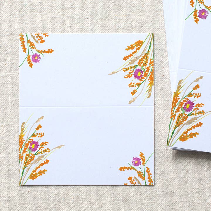 Harvest Bouquet Place Cards, s/24 for wholesale by Isa Salazar
