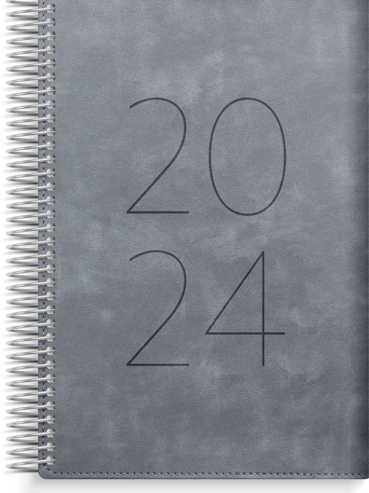 Kalender 2024 Dagbok Twist grå för wholesale av Burde Publishing AB