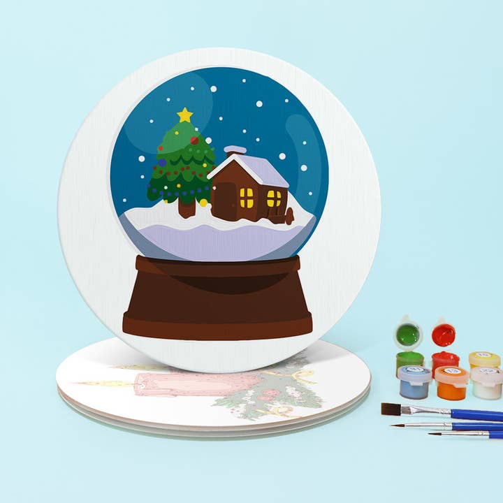 Set di 6 Tovagliette Natalizie 20cm - Set 24 per la vendita all'ingrosso da parte di Paint Your Numbers