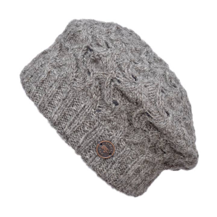 Black Yak Ltd - Wholesale Beret – Women's - Scroll Beret Pure Wool Hat - Knitted - Fair Trade6
