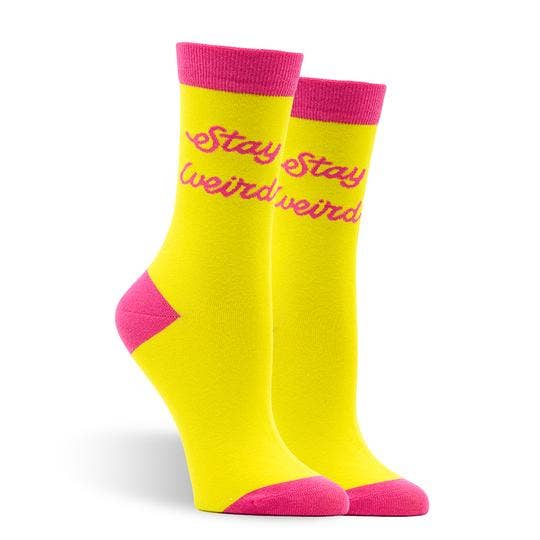 Stay Weird Women Socks for wholesale by Patches and Pins