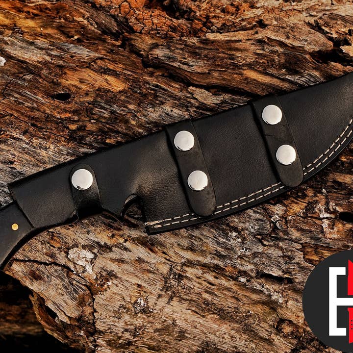 Bravohandicrafts - Wholesale Knife Set - 10" Custom Handmade Tracker Hunting Knife Camping Knives. 17