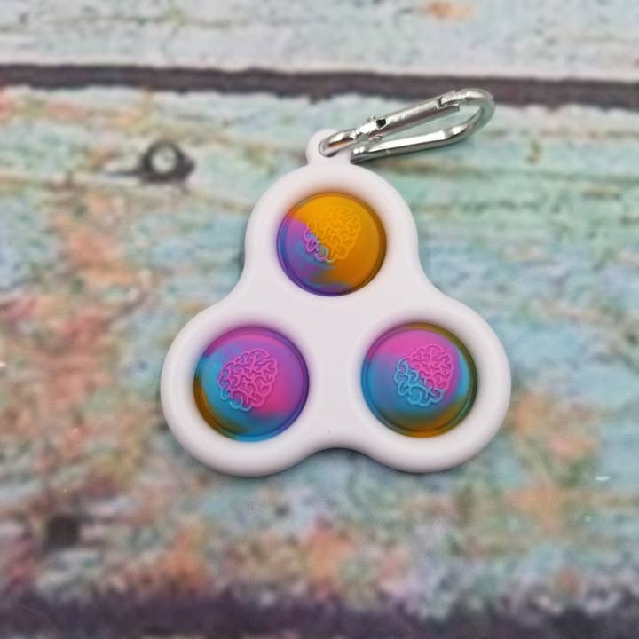 MIAS SHOP - Wholesale Fidget Toy - Kids - Pop Triple Dimple Keychain Fidget Sensory Toy