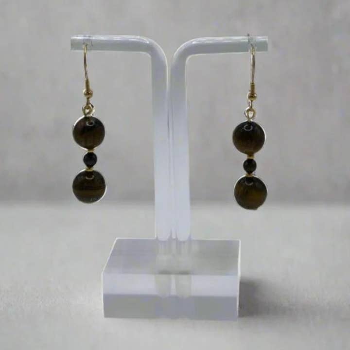 Tigeröga örhängen - E8 för wholesale av The Bijoux Collective