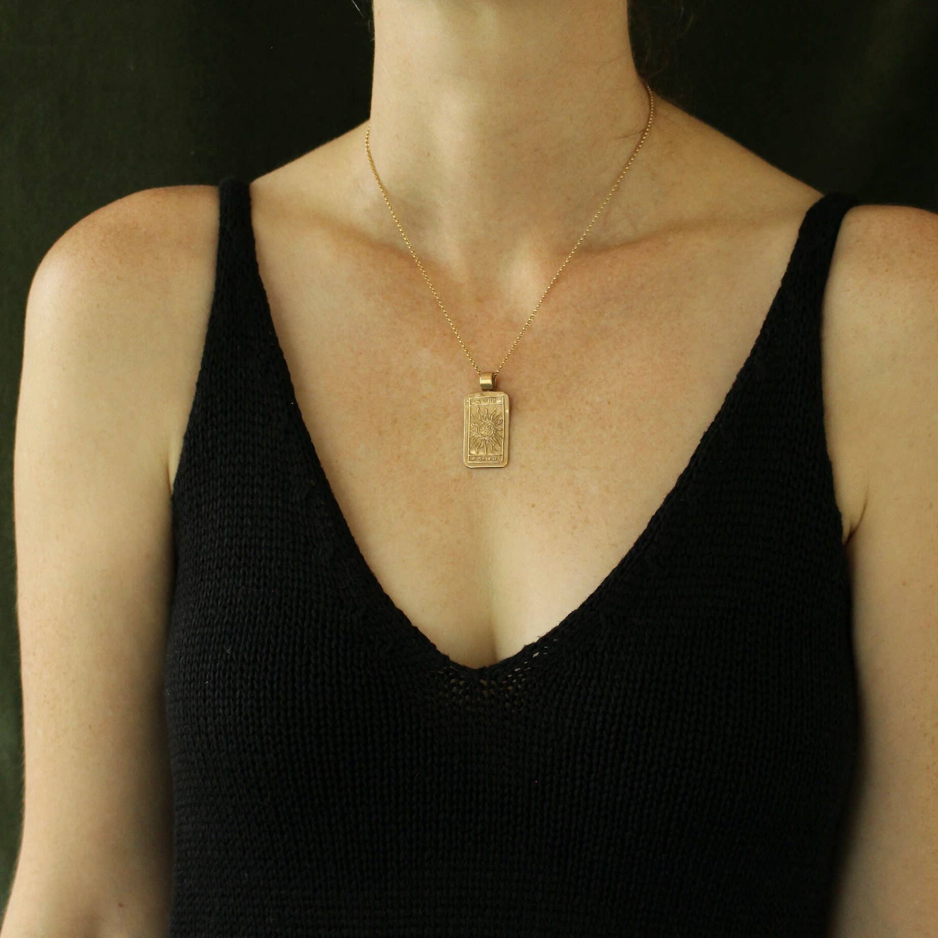 Vis a Vis Jewelry – wholesale Individuell berlock/hänge – Tarot-kort hänge ~ Solen2