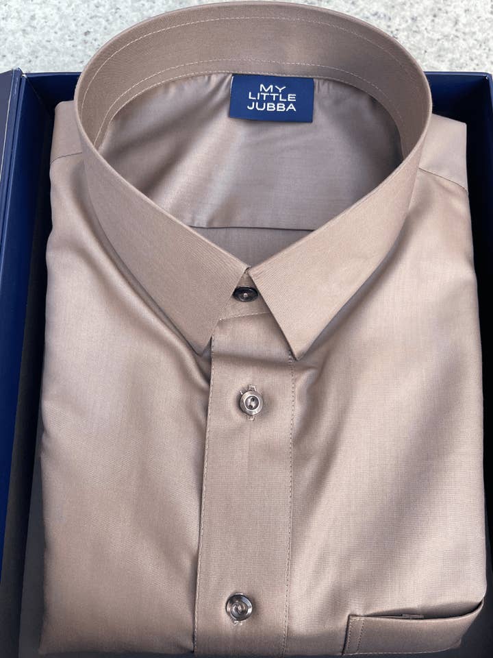 Thobe Qatari Taupe da uomo per la vendita all'ingrosso da parte di MY LITTLE JUBBA