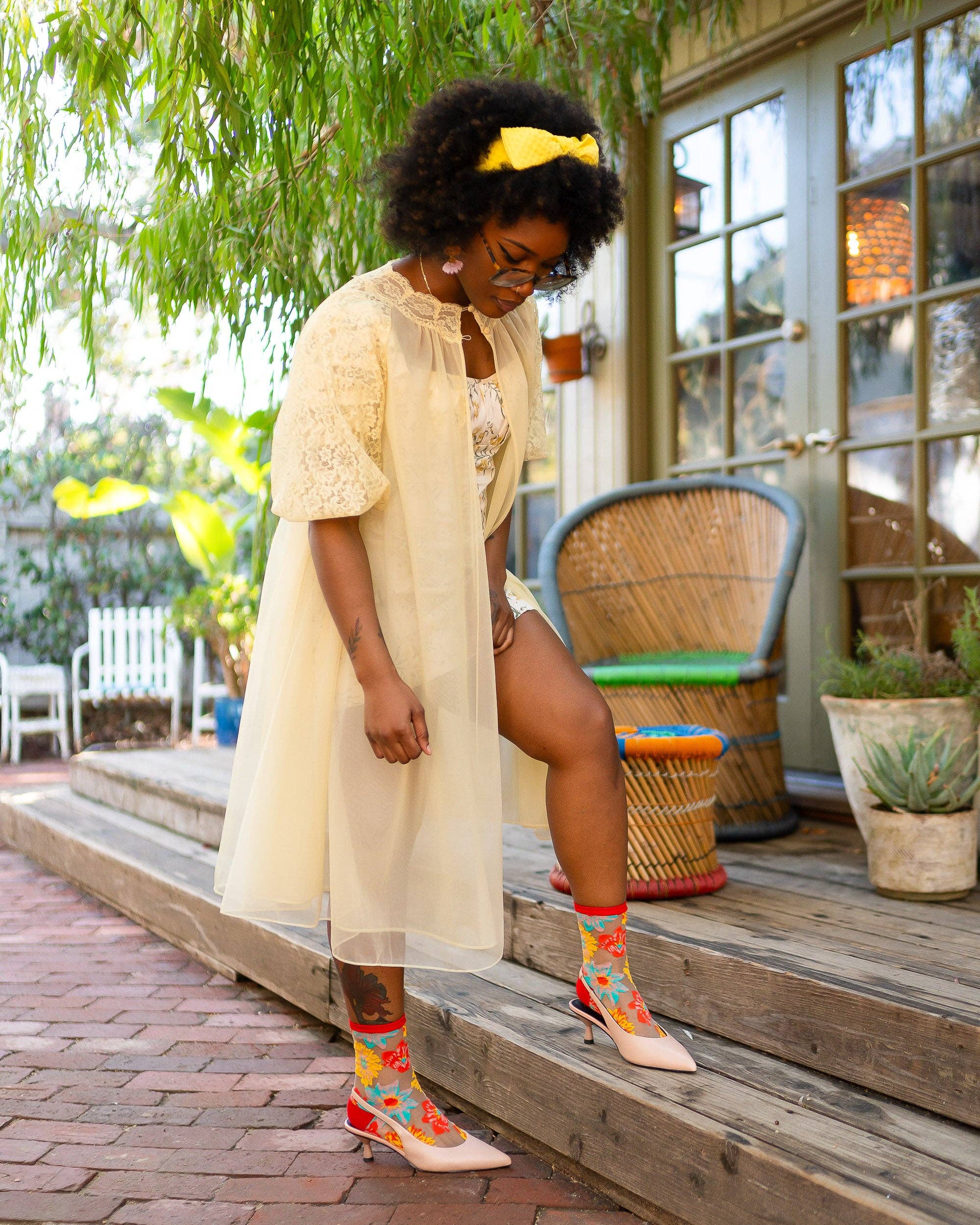 Sock Candy – wholesale Socks – Women's – Flower Power Sheer Crew Sock9