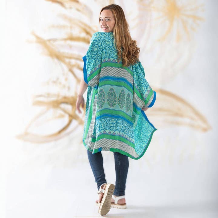 Darn Good Yarn - Wholesale Kimono - Women's - Amara Short Duster4