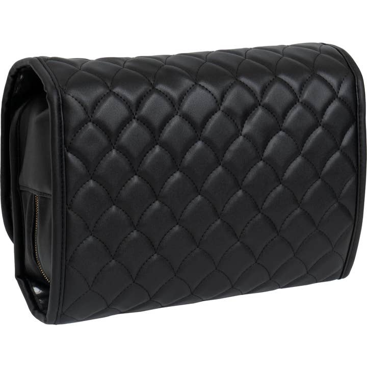 Magid – wholesale Toiletry bag – women's – Joan & David The Teardrop Quilted Roll Hanging Toiletry Bag17