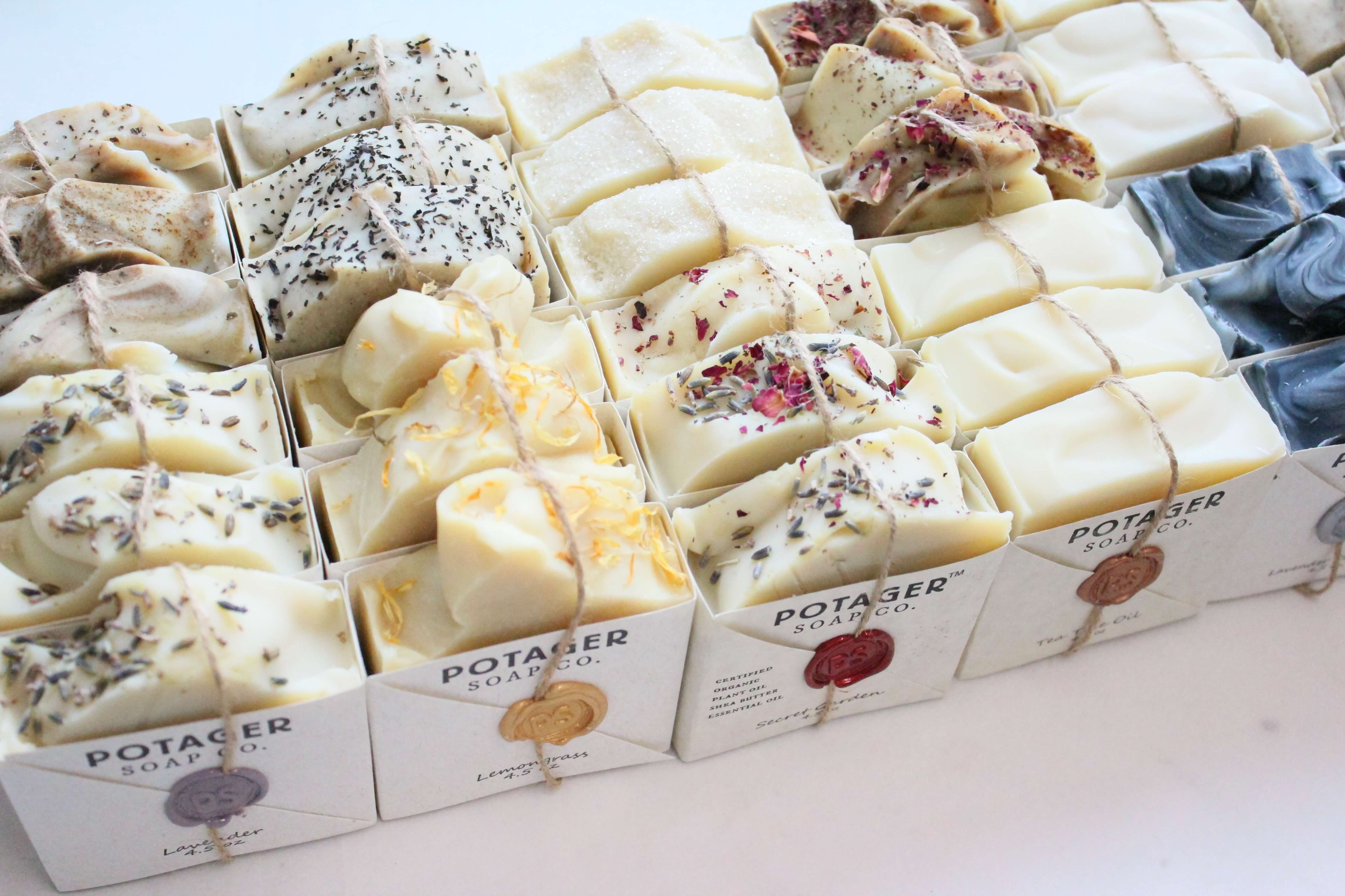 Potager Soap Company - Vente Pains de savon - Savon en barre artisanal à l'avoine non parfumé | Savon biologique7