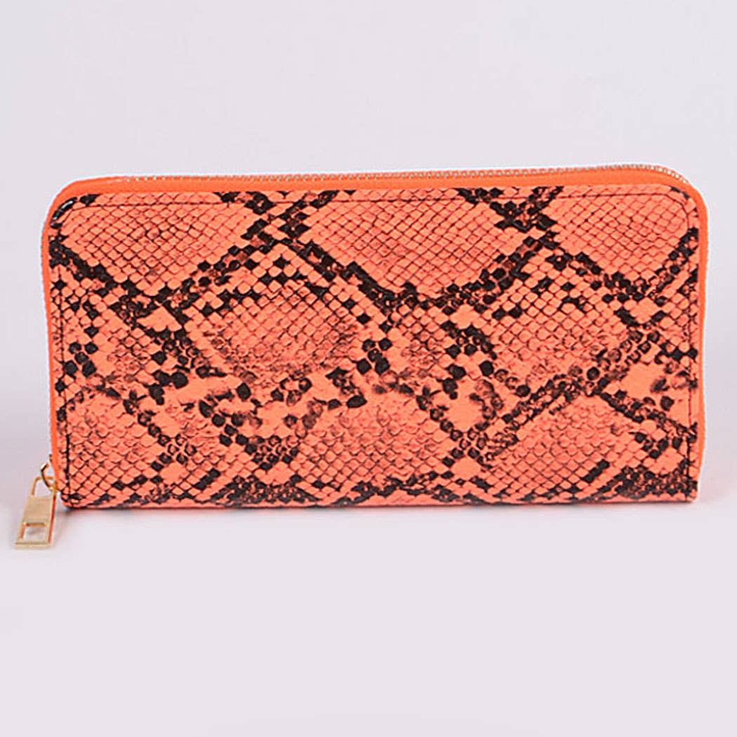 3AM BY H&D ACCESSORIES - Wholesale Wallet - Women's - Faux Snake Print Wallet0