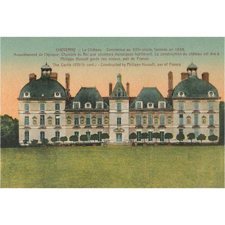 Found Image Press - Wholesale Sticker - Sticker FF-63 Chateau of Cheverny, Loire Valley
