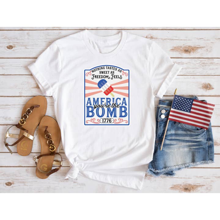 Freedom Bomb Pop Shirt for wholesale by Wild & Untamed Designs