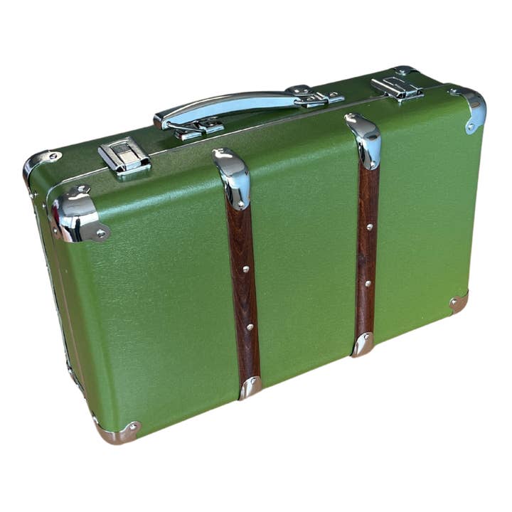 Kinderkoffertjes.nl - Wholesale Luggage - Suitcase 40 cm OLIVE GREEN