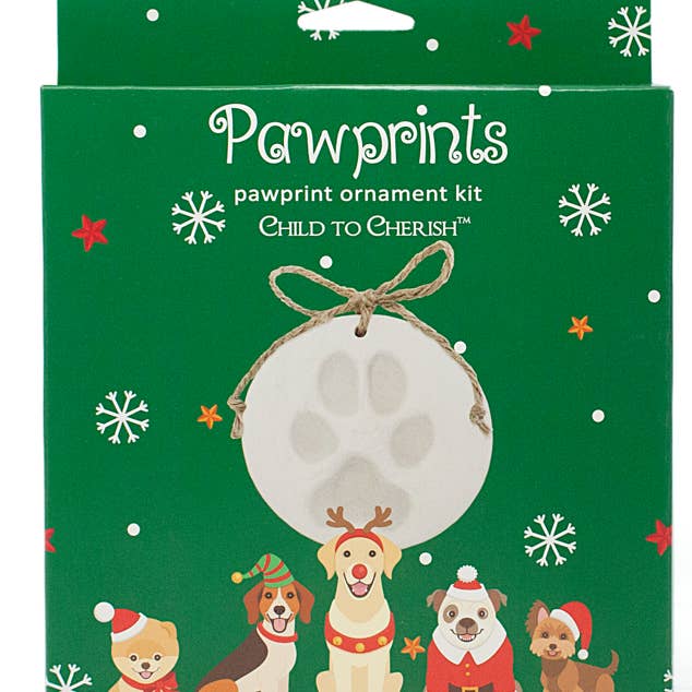 Pawprint Keepsake Ornament for wholesale by Child To Cherish®