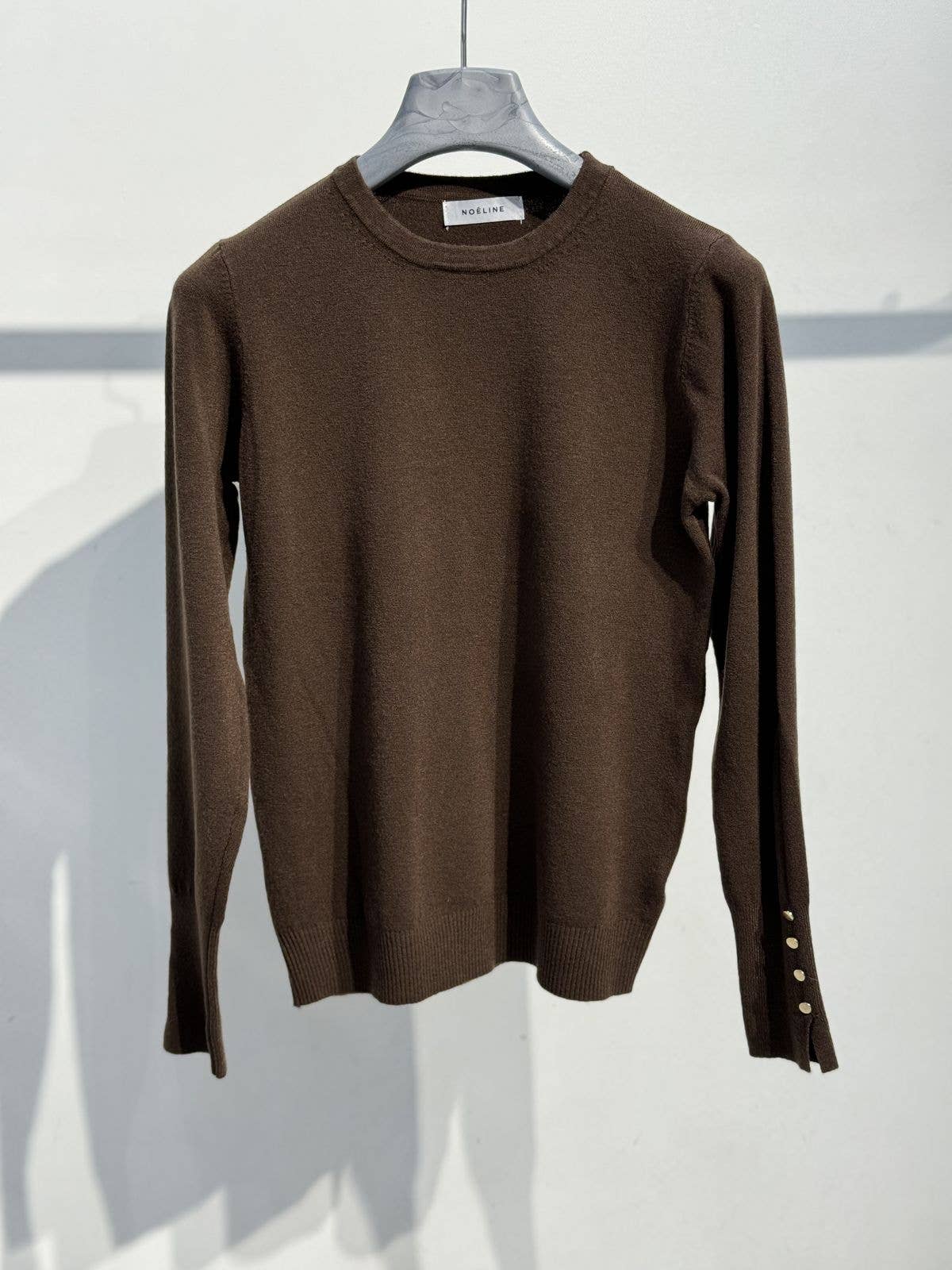 NOELINE - Wholesale Knit Sweater - Women's - Round neck fine knit sweater 2520417