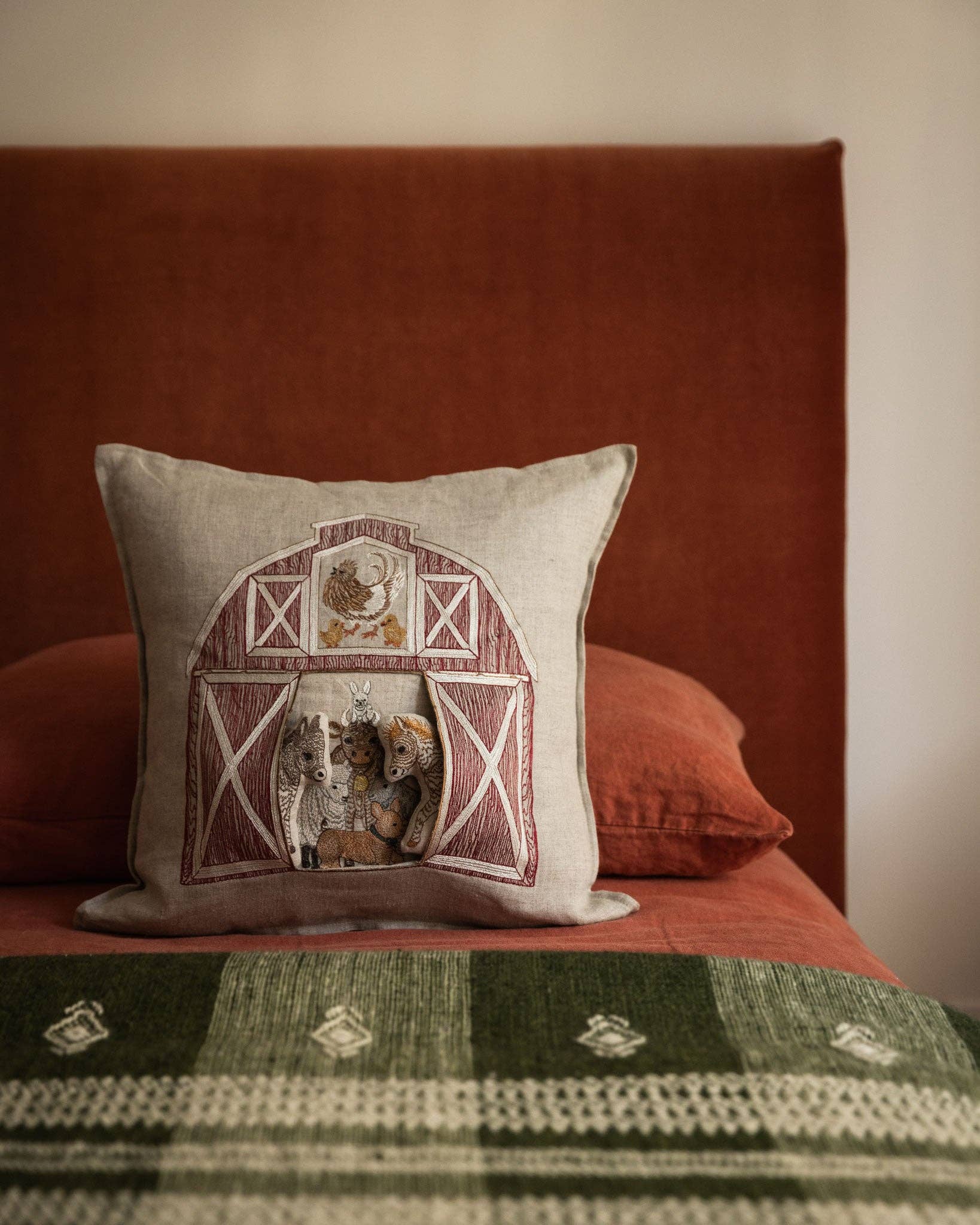 Coral & Tusk - Wholesale Throw/Decorative Pillow - Red Barn Pocket Pillow7