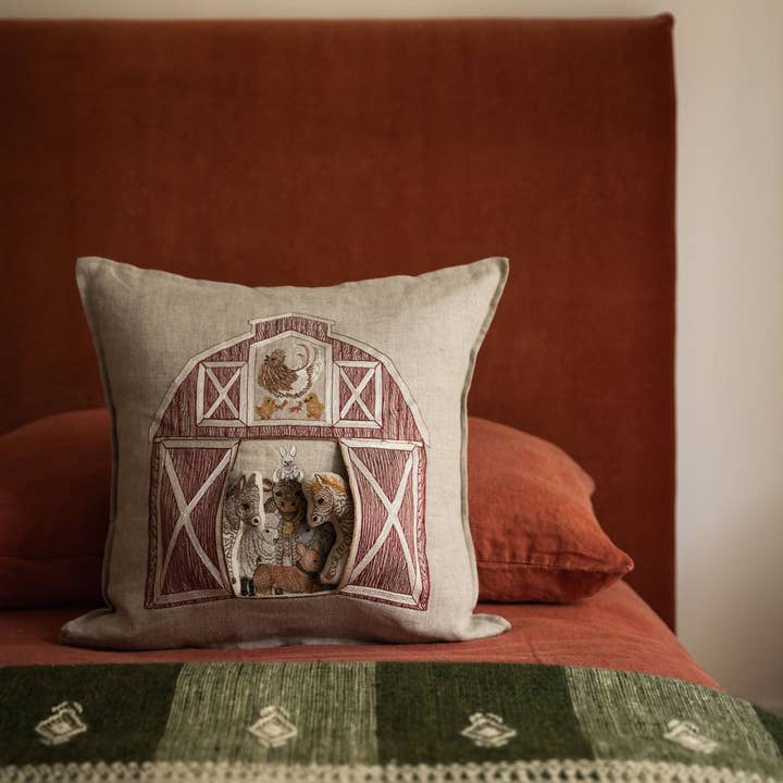 Coral & Tusk - Wholesale Throw/Decorative Pillow - Red Barn Pocket Pillow7