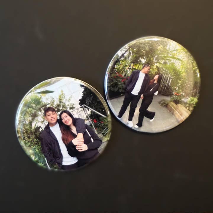 Tieu Magnetic - Wholesale Magnet - Custom 2.5" Round Photo Fridge Magnets Personalized Gift2