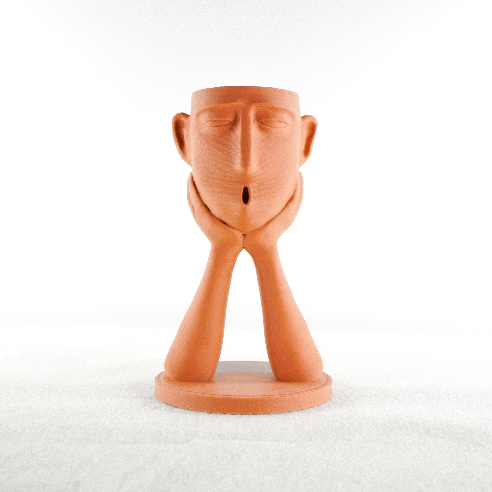 Rosebud Homegoods - Vente Pot - Support pour plantes gonflables Stonehenge, joli pot à tête, cadeau de décoration unique17