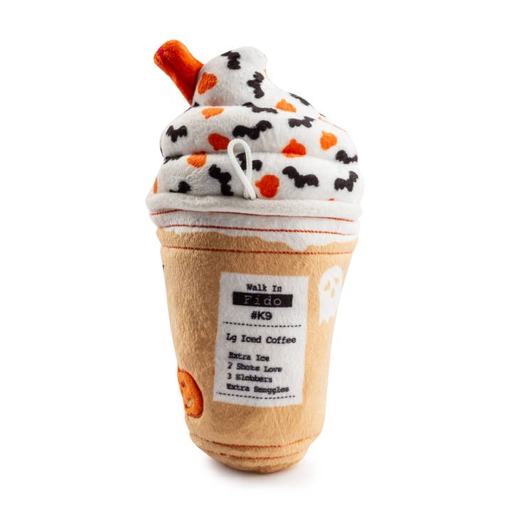 Haute Diggity Dog - Wholesale Pet Plush Toy - Dog - Pupkin' Donuts Halloween Iced Cup1