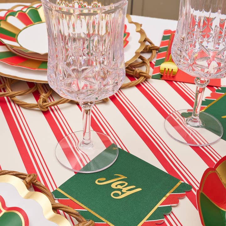Sophistiplate - Wholesale Disposable Tableware Pack - Joyful Christmas Wholesale Collection Kit6