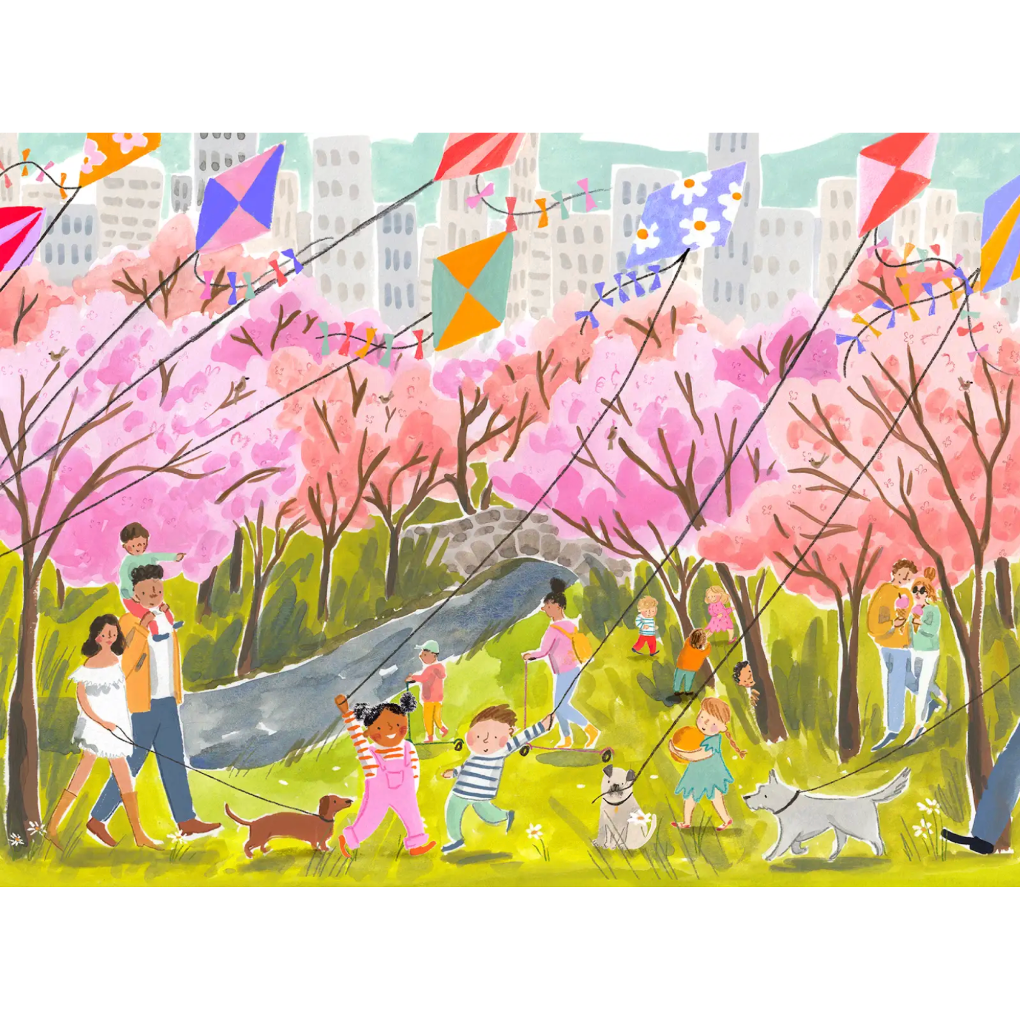 Puzzlefolk - Vendita all'ingrosso Puzzle - Adulti - Primavera in città3