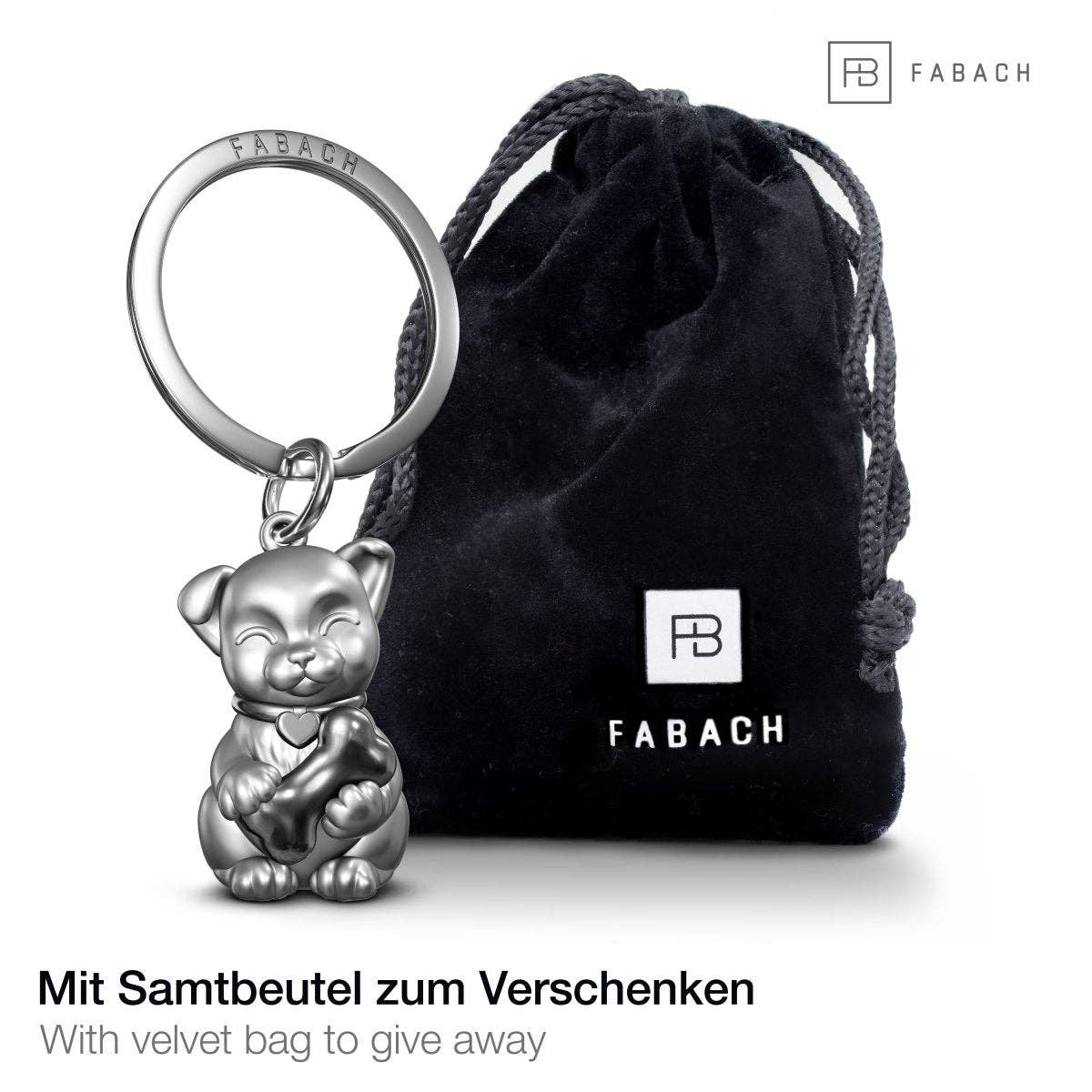 FABACH – Die Schlüsselanhänger-Schmiede - Wholesale Keychain - Unisex - “Puppy” dog keychain - cute puppy pendant - lucky charm and gift for dog lovers4