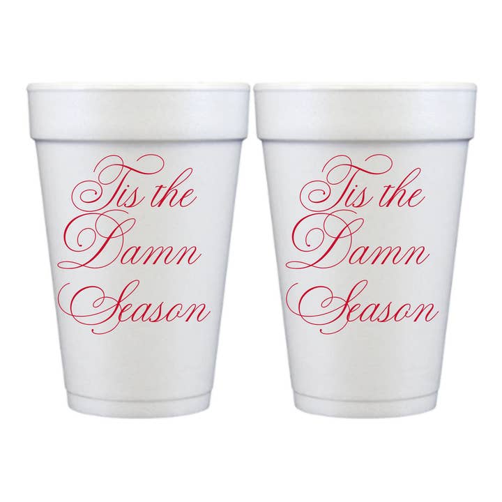 TS Christmas Styrofoam Cups- Holiday for wholesale by Mimo Market