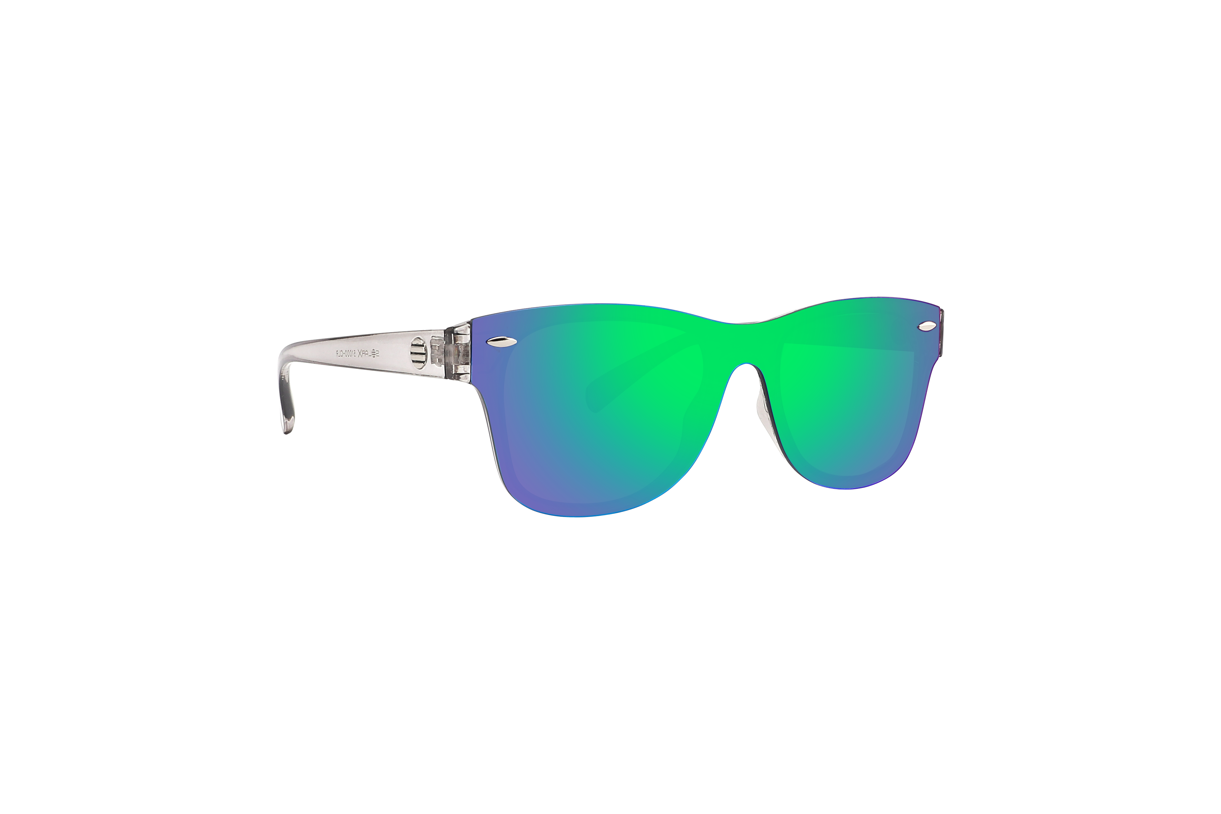 Solar X Eyewear UV 400 C006 Blue Silver Shaded Lense Brand New In Package 