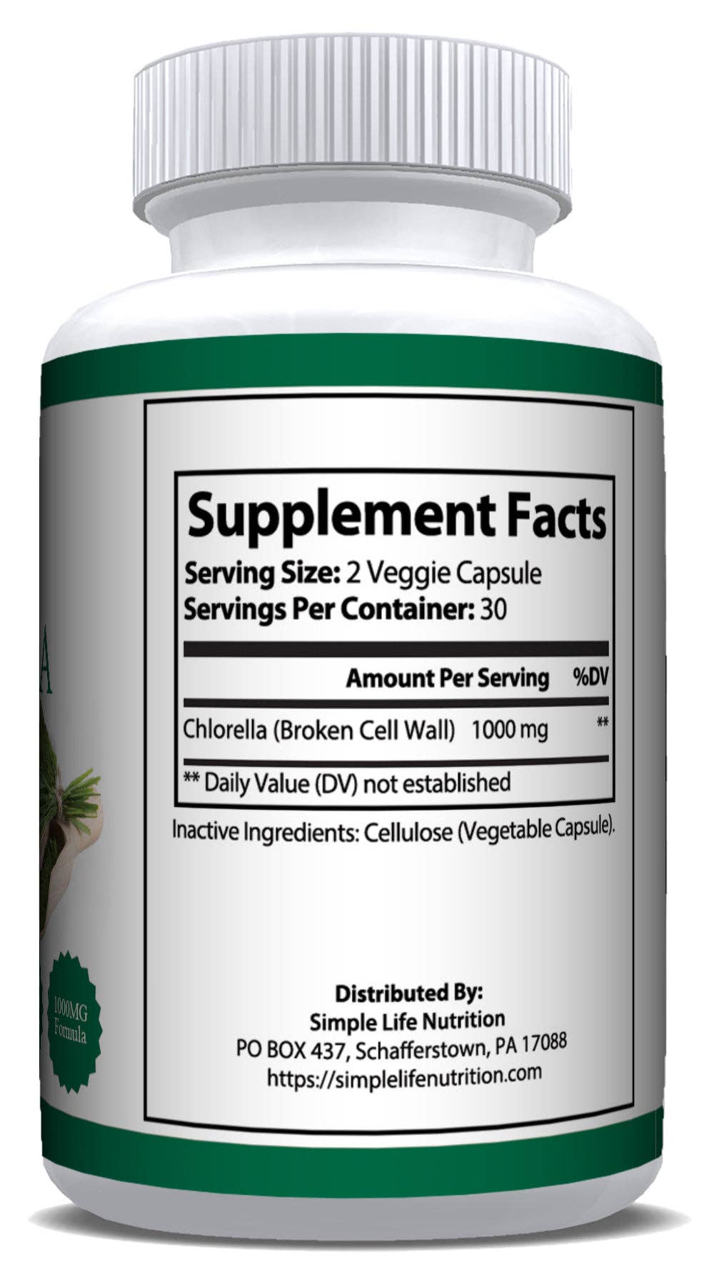 Simple Life Nutrition - Wholesale Oral Supplement/Vitamin - Premium Chlorella Capsules1
