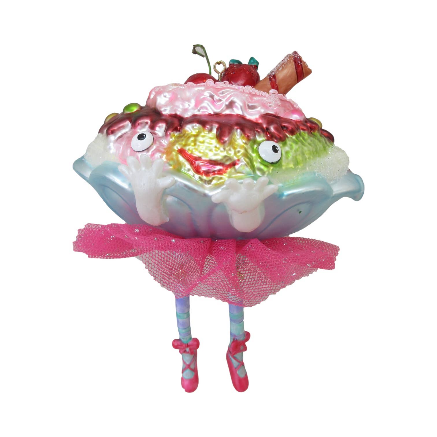 December Diamonds - Wholesale Ornament - Miss Sundae w/Legs Orn