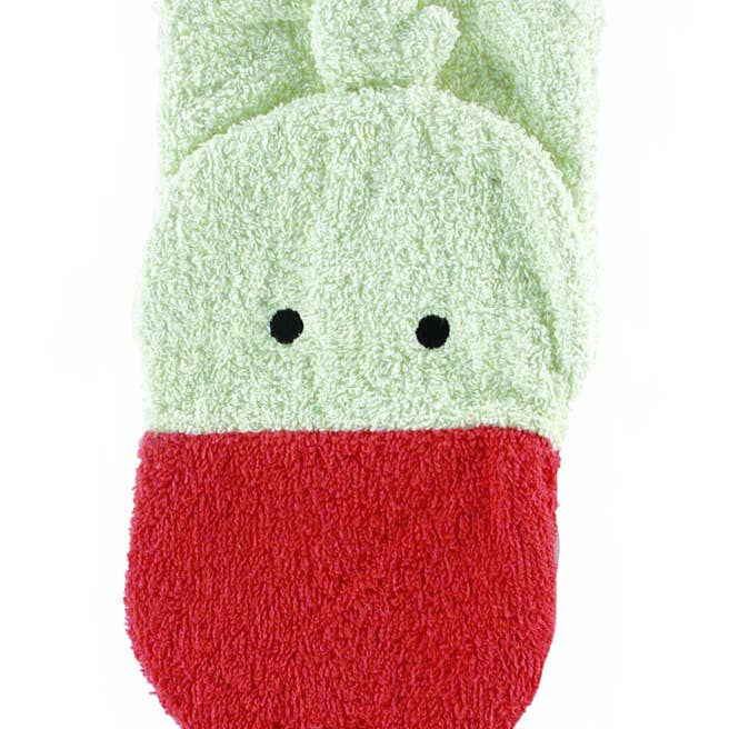 Økologisk bomuld Dyr Vaskeklud - Goose for engroshandel hos Challenge and Fun, Inc.