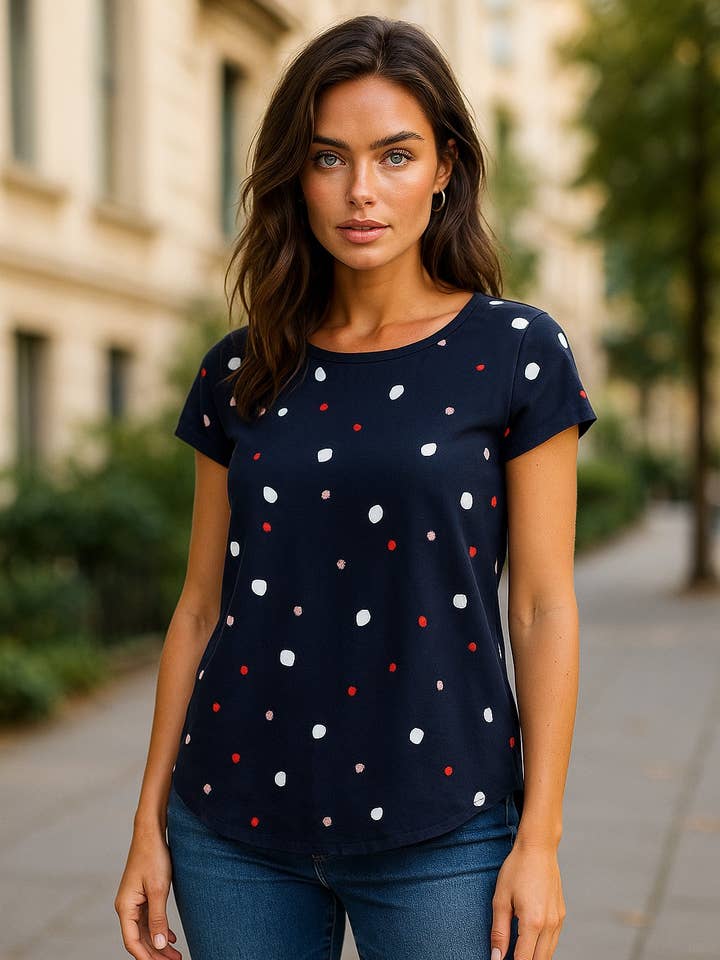 A Woman we Love - Wholesale T-shirt (Zonder tekening) - Dames - Set van 20 Voorjaar-Zomer Blouses – Ultra Licht Stof10